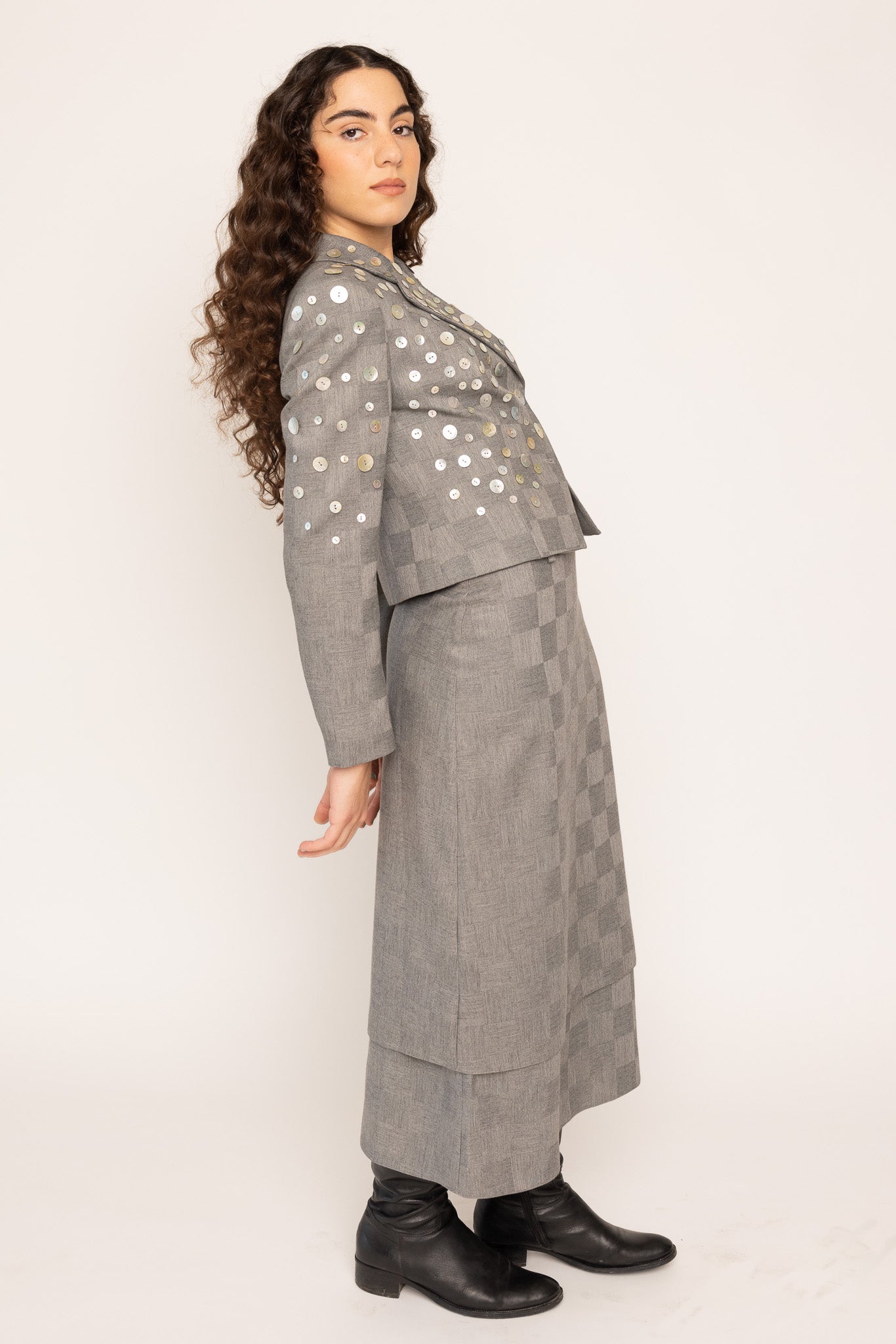 Tailored Maxi Skirt