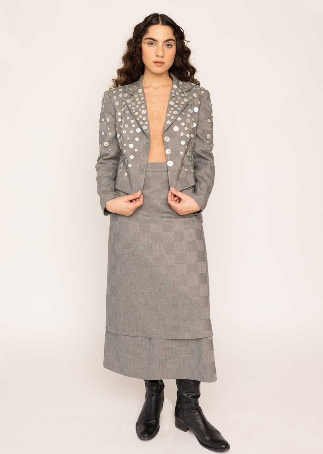 Tailored Maxi Skirt
