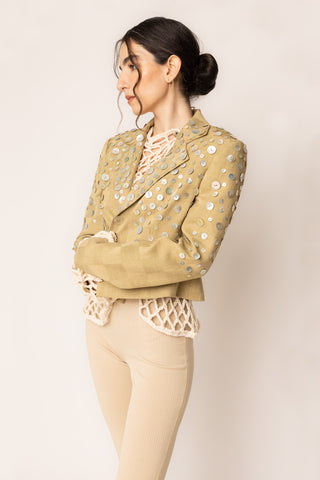 Mother of Pearl Tailored Jacket Mustard