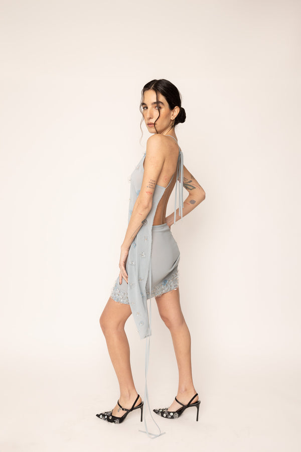 Wave Halter Blue
