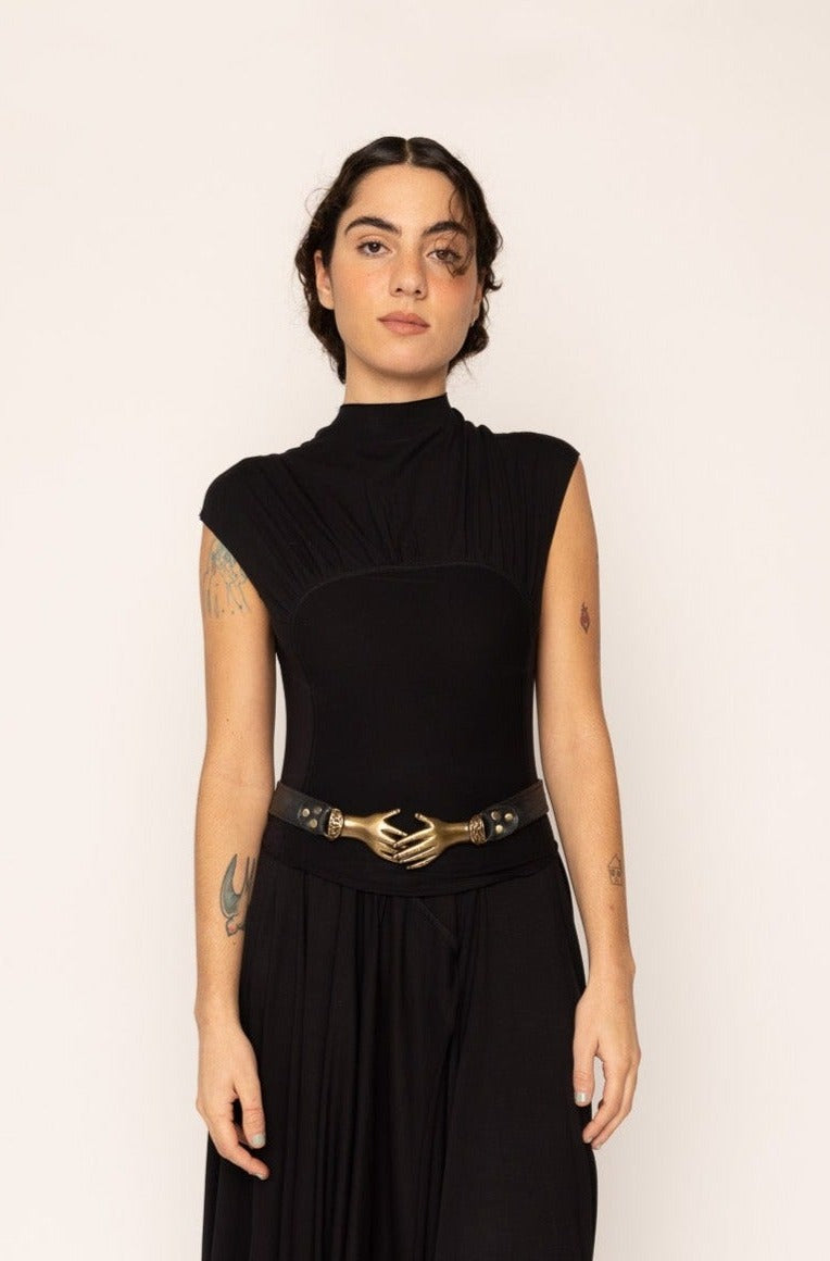 JERSEY TANK BLACK