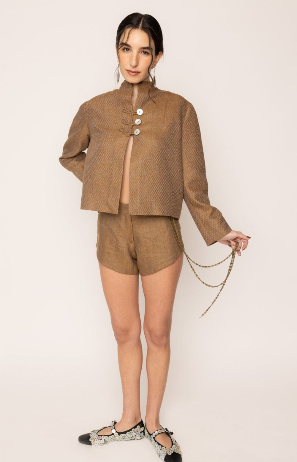 OTTOMAN JACKET BRICK