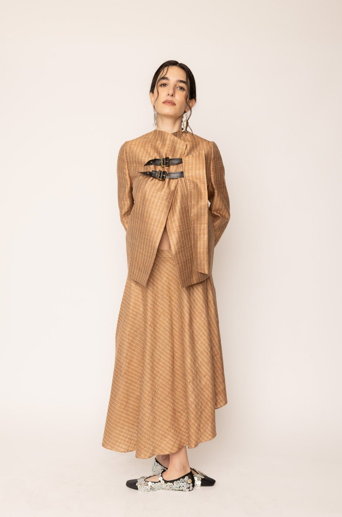 Bell Skirt Tan Gold