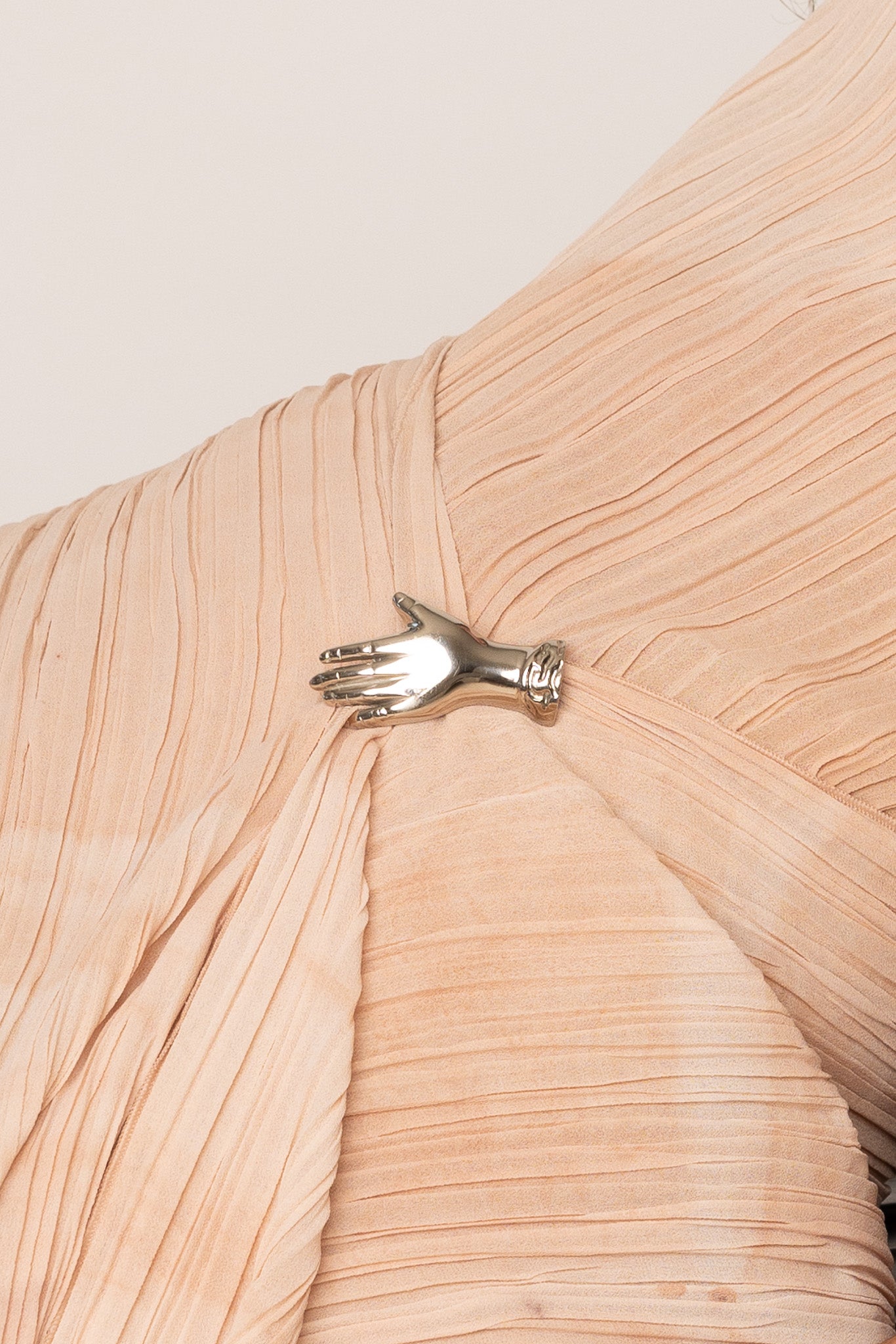 Hand Brooche Silver