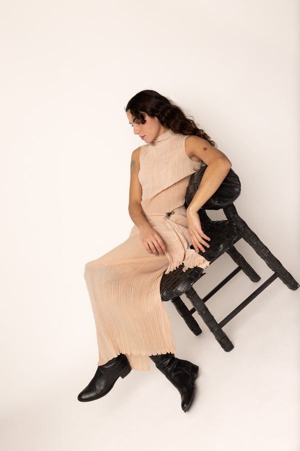 Pleated Dress Pink