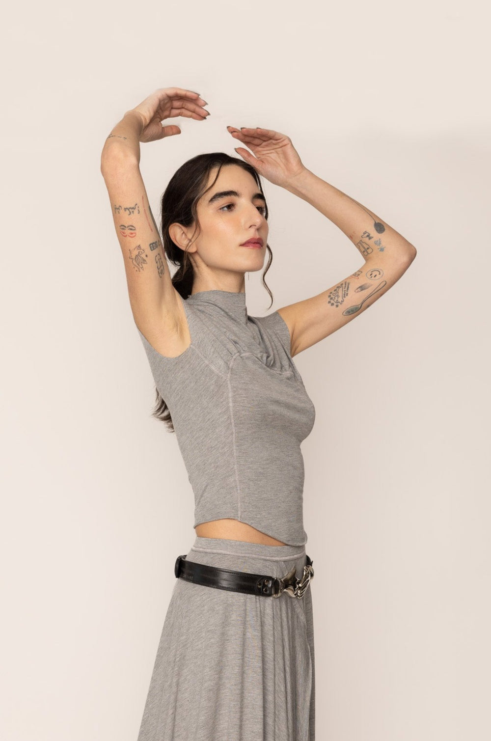 JERSEY TANK GREY