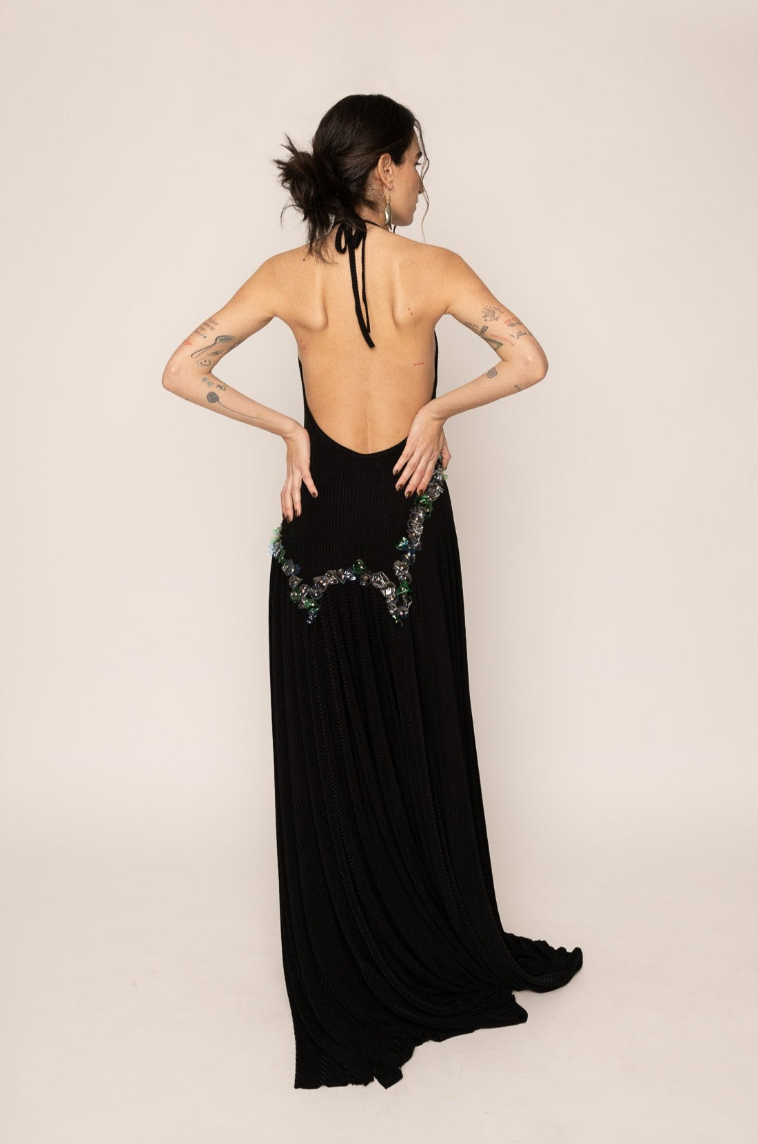 Wave Gown Black