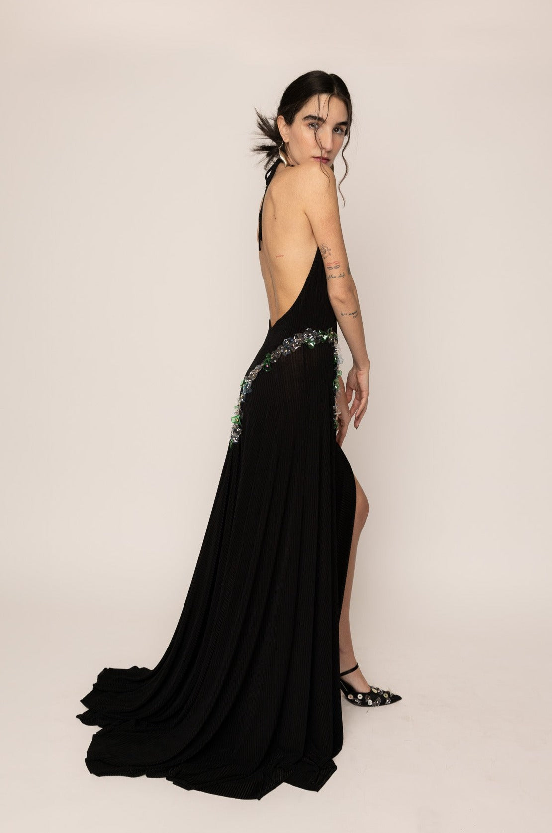 Wave Gown Black