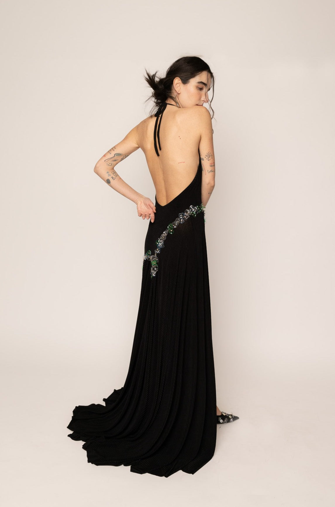 Wave Gown Black